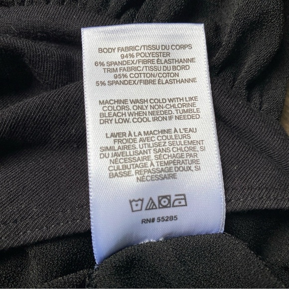 NWT Express Black Bodysuit Size XS - Picture 3 of 4